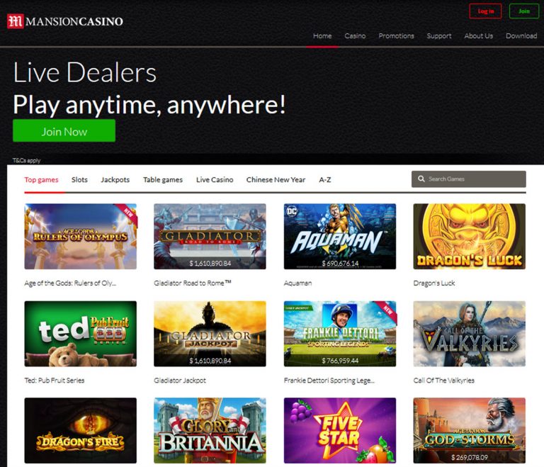 Mansion Casino Serios Mansion Casino Serios