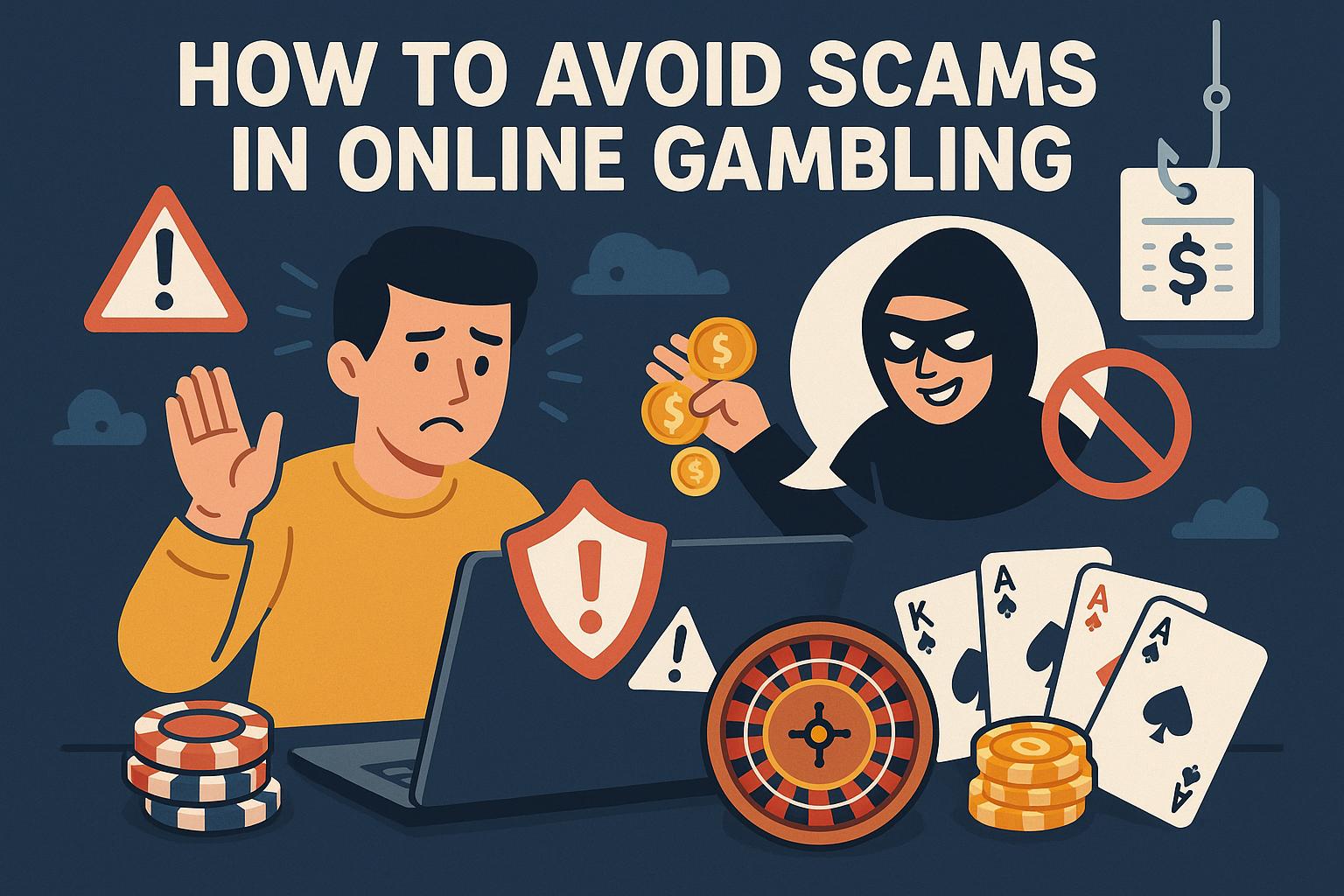 How to avoid scams in online gambling.