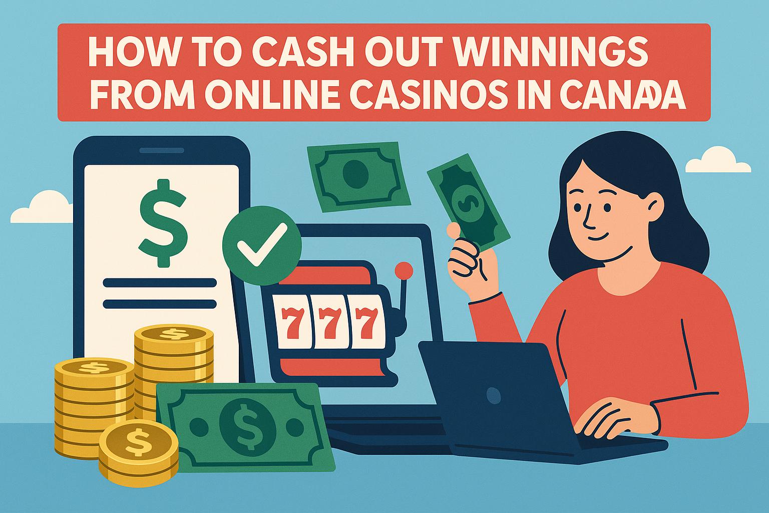 How to cash out winnings from online casinos in Canada.