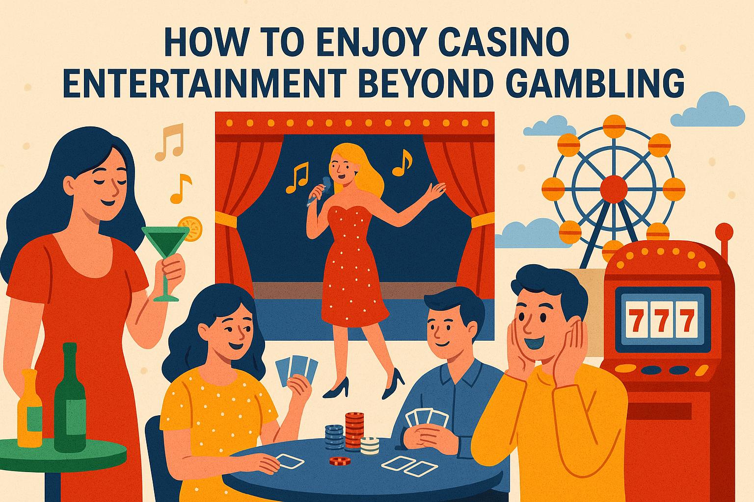 How to enjoy casino entertainment beyond gambling.
