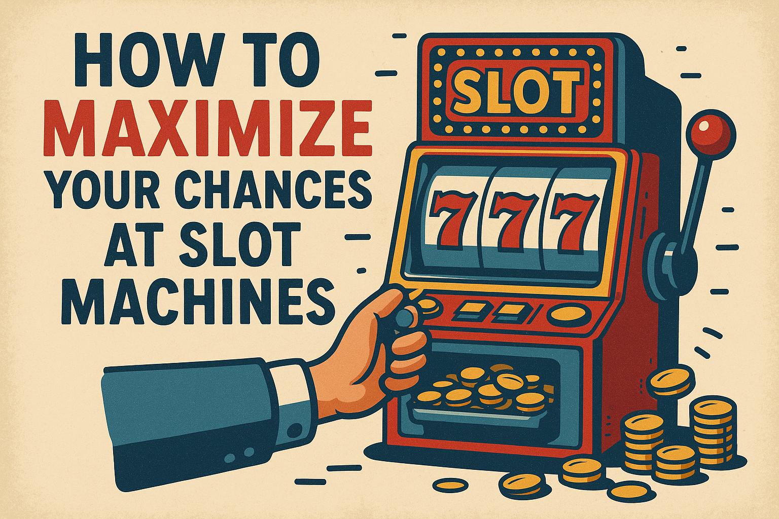 How to maximize your chances at slot machines.