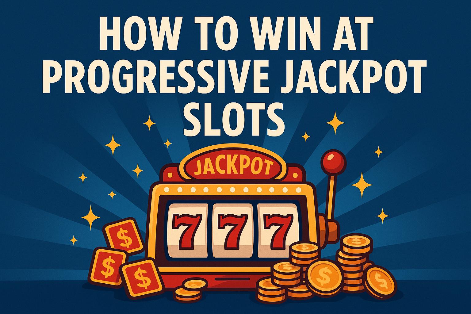 How to win at progressive jackpot slots.