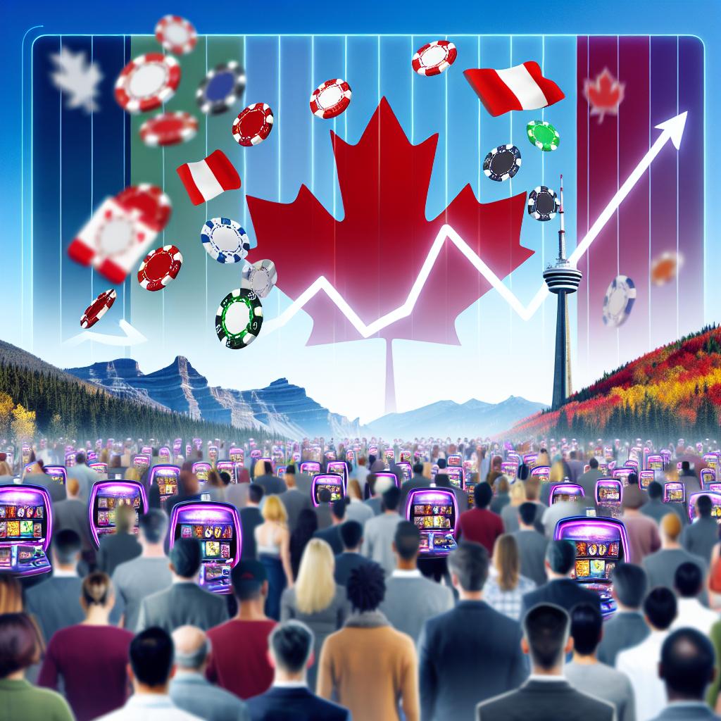 The growth of mobile gambling apps in Canada.