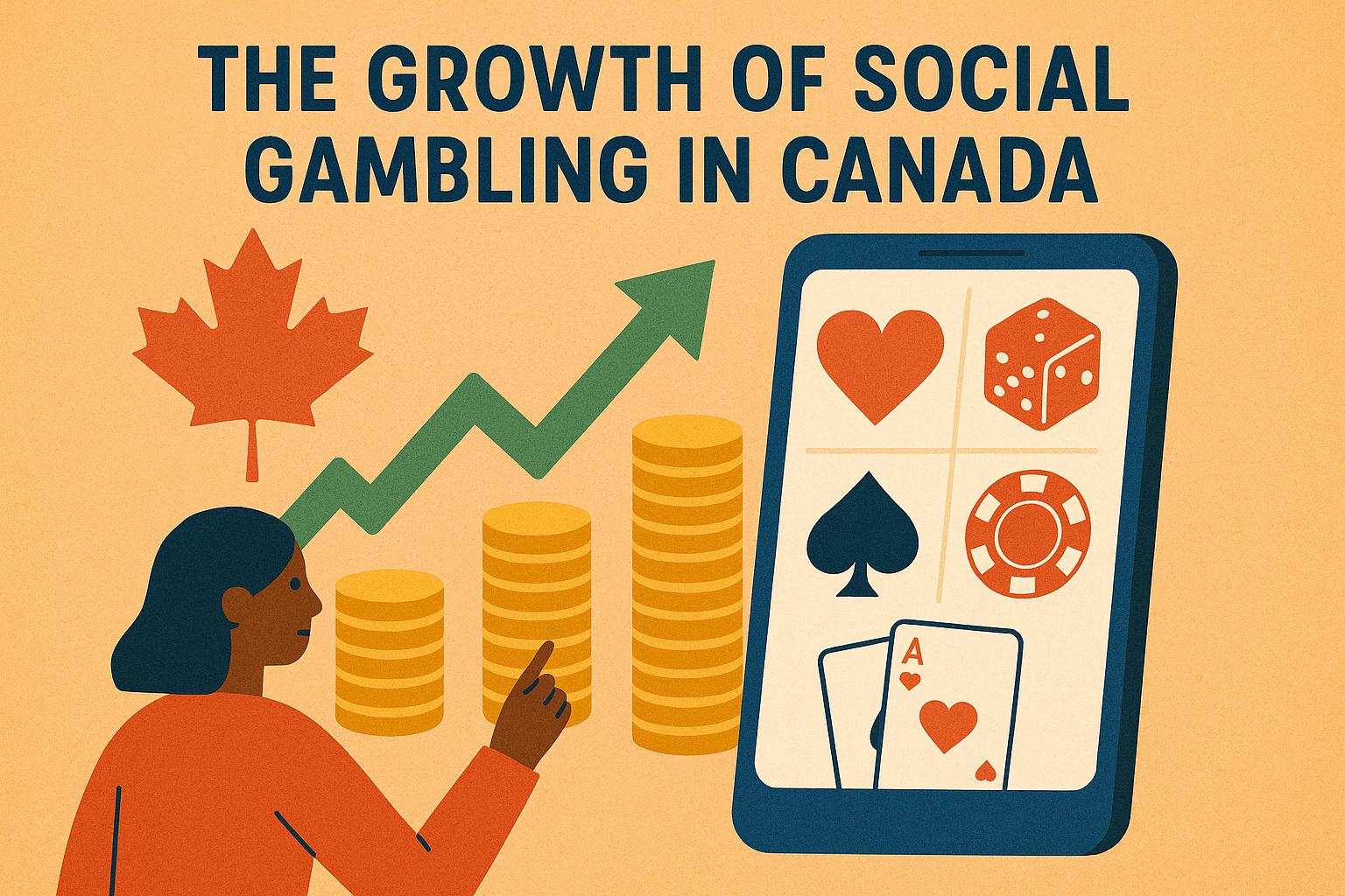 The growth of social gambling in Canada.