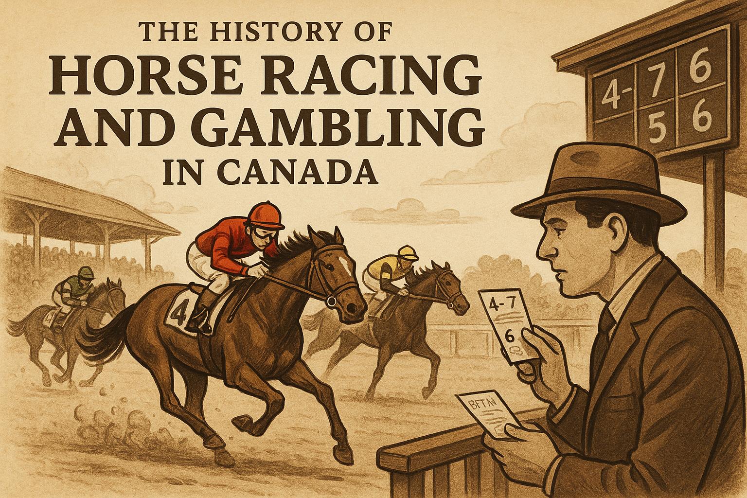 The history of horse racing and gambling in Canada.