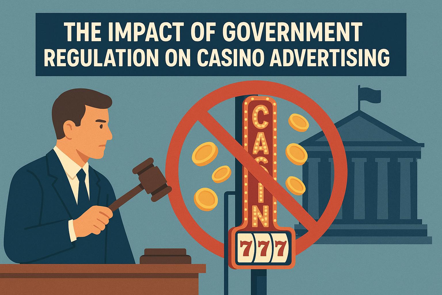 The impact of government regulation on casino advertising.