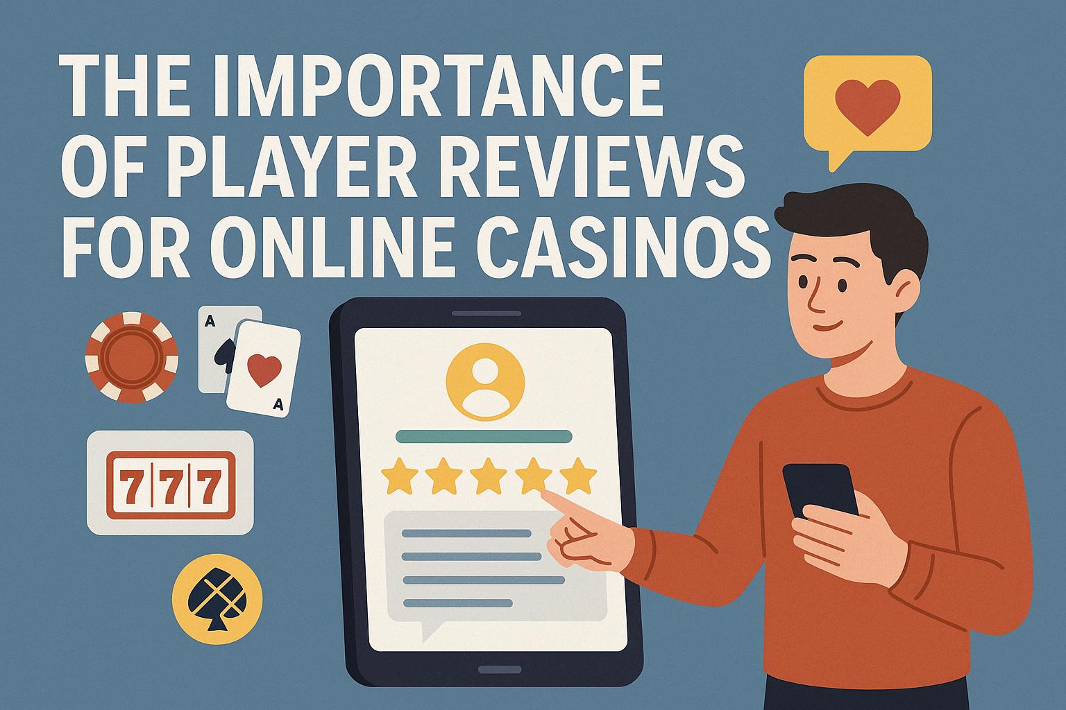 The importance of player reviews for online casinos.
