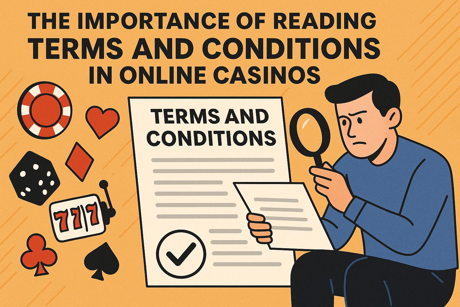 The importance of reading terms and conditions in online casinos.
