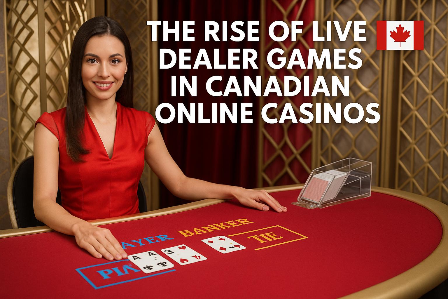 The rise of live dealer games in Canadian online casinos.